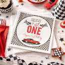 Recherche de voiture de course serviettes Premier anniversaire