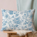 Recherche de floral bleu coussins Blanc