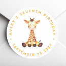 Recherche de petite girafe autocollants Pour enfants