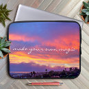 Zoek naar wolken laptop sleeves Zonsondergang