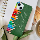 Recherche de crayon de couleur iphone coques Vert