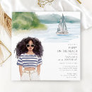 Recherche de voilier anniversaire invitations Aquarelle
