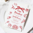 Recherche de le maine invitations Rouge