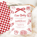 Recherche de italienne invitations Rouge