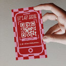 Recherche de réseau social cartes visite Code qr
