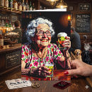 Recherche de dame âgée vœux cartes Drôle