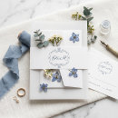 Recherche de bleu royal bandeaux de faire part Classique