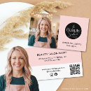Recherche de maquilleur indépendant cartes visite Code qr