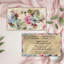Recherche de conception vintage cartes visite Pour elle