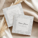 Recherche de dentelle florale cartes visite Vintage