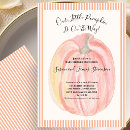 Recherche de little pumpkin baby shower invitations Mixte