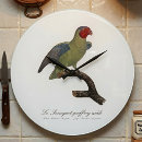Recherche de perroquet rouge horloges Perroquets
