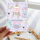 Recherche de peinture artistique invitations Pour elle