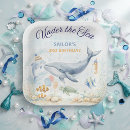 Recherche de dauphins assiettes en papier Pour enfants