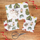 Recherche de feu de camp papier cadeau Tente