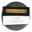 Recherche de conception sombre cartes visite Professionnel