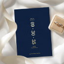 Recherche de saphir bleu invitations Minimaliste