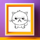 Zoek naar boze kat kunst Boos