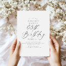 Recherche de 65 anniversaire invitations Soixante cinq