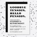 Recherche de humour de retraite invitations Moderne