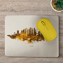 Recherche de paysage urbain tapis souris Silhouette