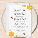 Recherche de abeille baby shower invitations Aquarelle