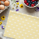 Recherche de jaune beurre cuisine linges Motif floral