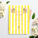 Recherche de rayure jaune invitations Future maman