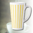 Recherche de jaune et blanc tasses Élégant