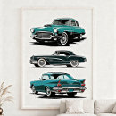 Recherche de vieilles voitures posters Vintage