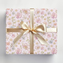 Zoek naar vintage bloemen cadeaupapier Waterverf