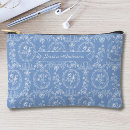 Recherche de toile cosmétiques pochettes Bleu