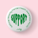 Recherche de santé mentale badges Sensibilisation