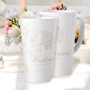 Recherche de pivoine tasses Bridesmaid