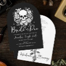 Recherche de jeune mariée gothique invitations Noir et blanc