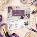 Recherche de conception florale cartes visite Customer