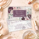 Recherche de conception florale cartes visite Customer