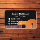 Recherche de guitare noire cartes visite Musique