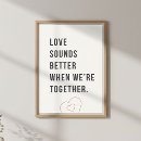 Recherche de citations de musique posters Typographie