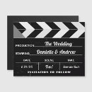 Recherche de clap invitations Hollywood