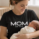 Zoek naar nieuwe moeder tshirts Zwart wit