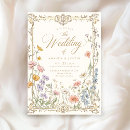 Recherche de fleurs violettes vintage invitations Rustique