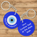 Recherche de oeil bleu porteclés Bonne chance