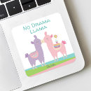 Zoek naar drama lama stickers Alpaca