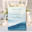 Recherche de bleu sérénité invitations Élégant