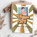Recherche de anniversaire 1976 cartes invitations Vintage