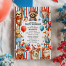 Recherche de fêtard invitations Animaux de zoo