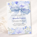 Recherche de bébé garçon invitations Bébé en fleurs