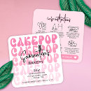 Zoek naar cake pop visitekaartjes Trendy