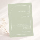 Recherche de vert sauge mariage invitations Simple